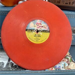 VTG Peter Pan Record Silent Night" and "O Little Town of Bethlehem"